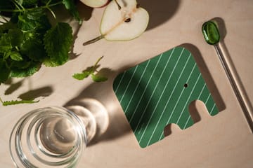 엘리펀트 글라스 코스터 11x10 cm - Green - Muurla | 뮬라