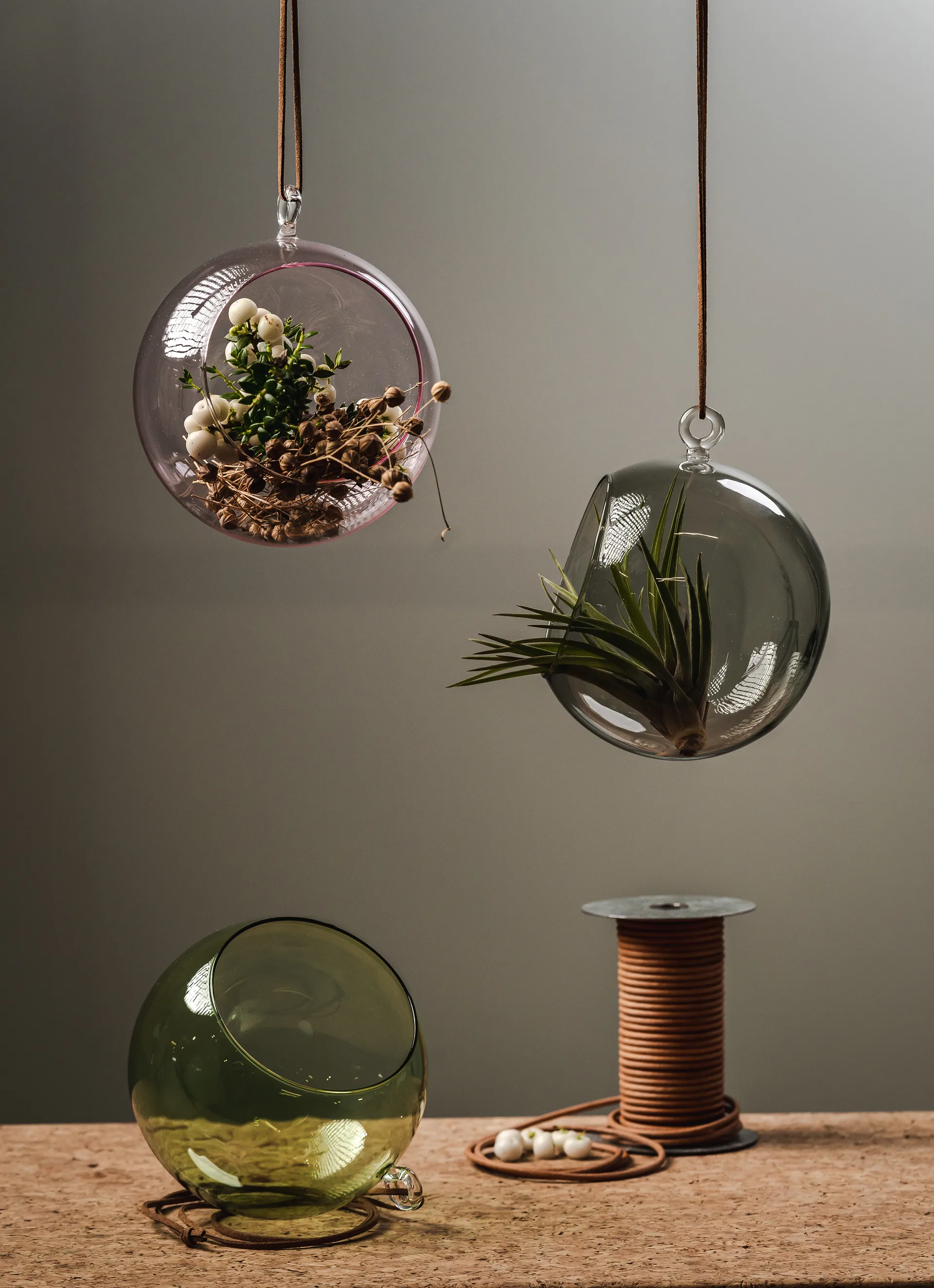 뮬라 거는 유리장식 Ø12 cm, Pink Muurla | 뮬라