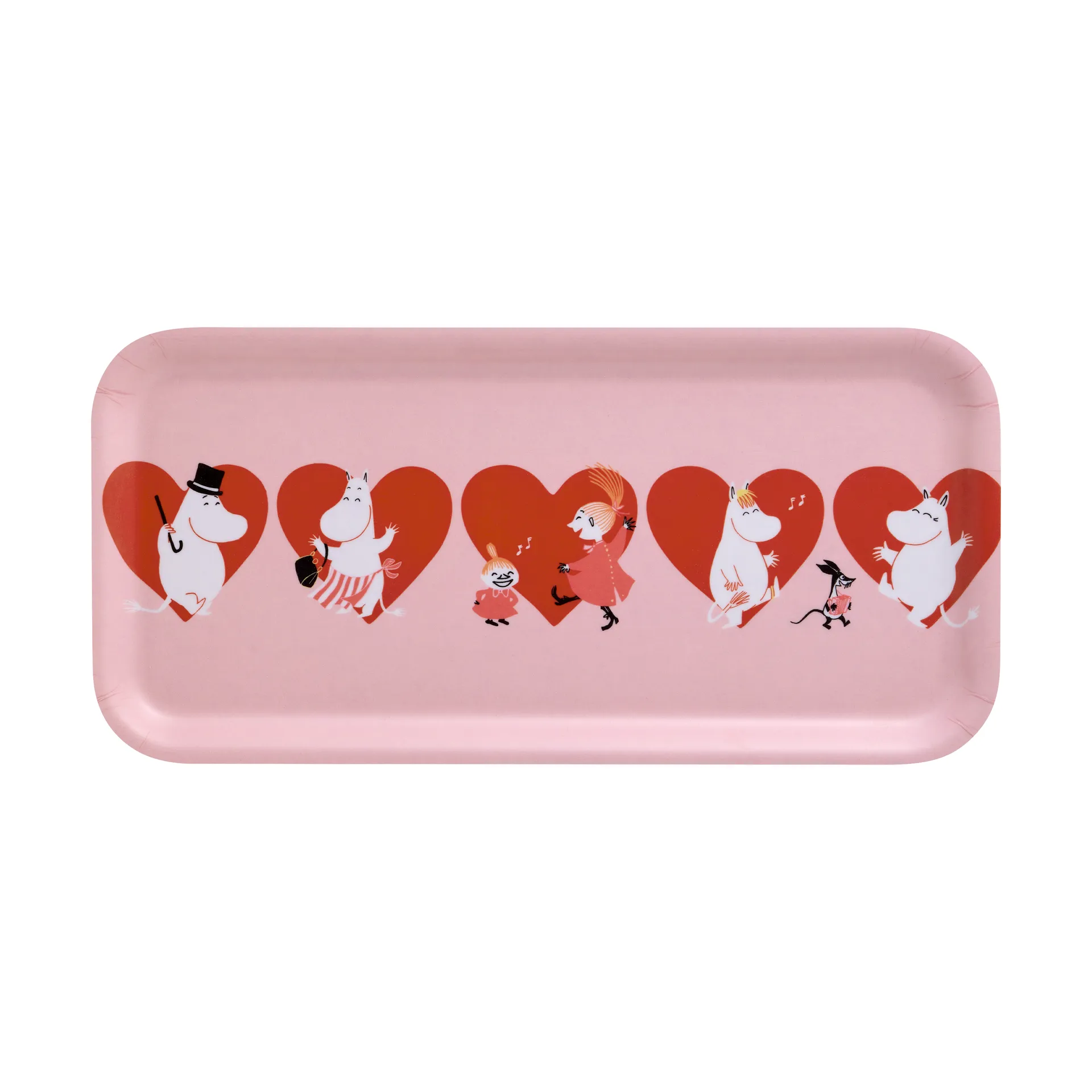 무민 트레이 13x27 cm, Heart Muurla | 뮬라
