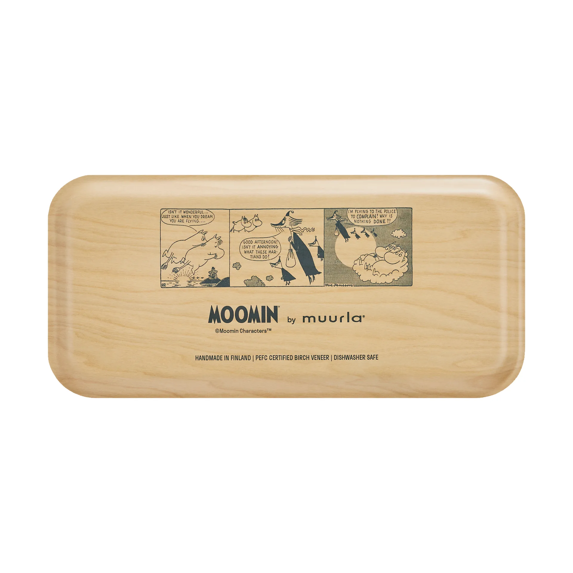 무민 트레이 13x27 cm, In the clouds Muurla | 뮬라