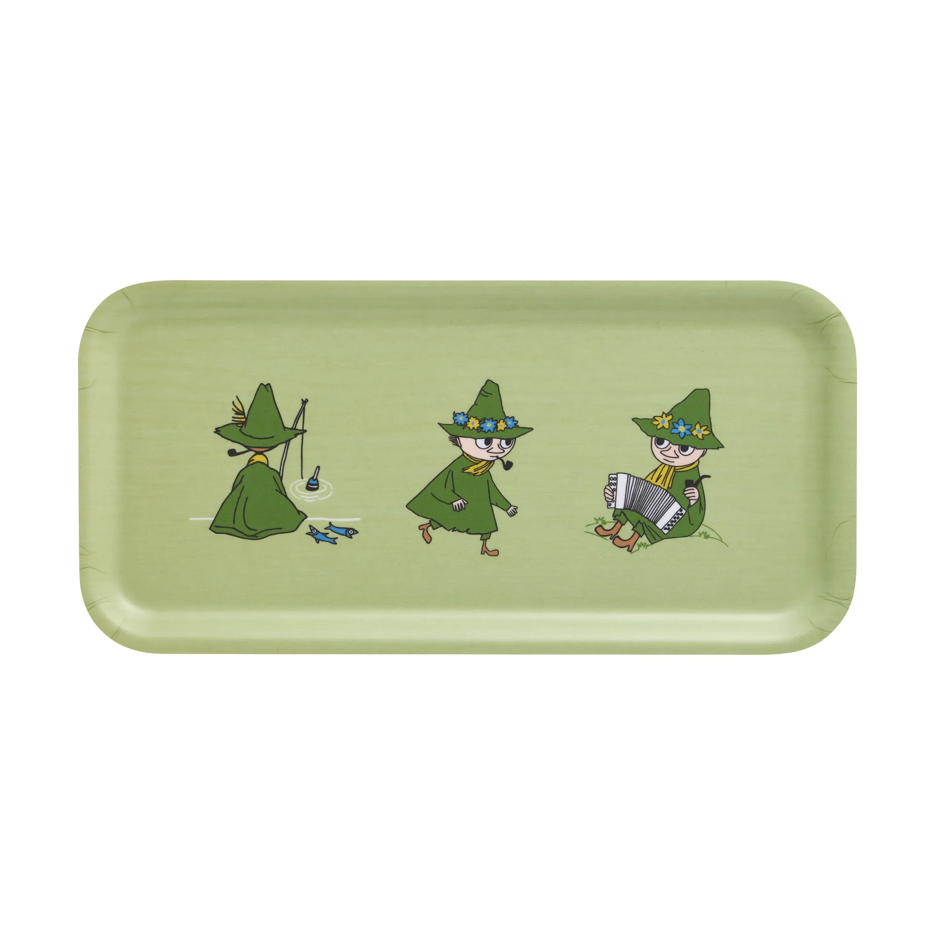 무민 트레이 13x27 cm, Retro Snufkin Muurla | 뮬라
