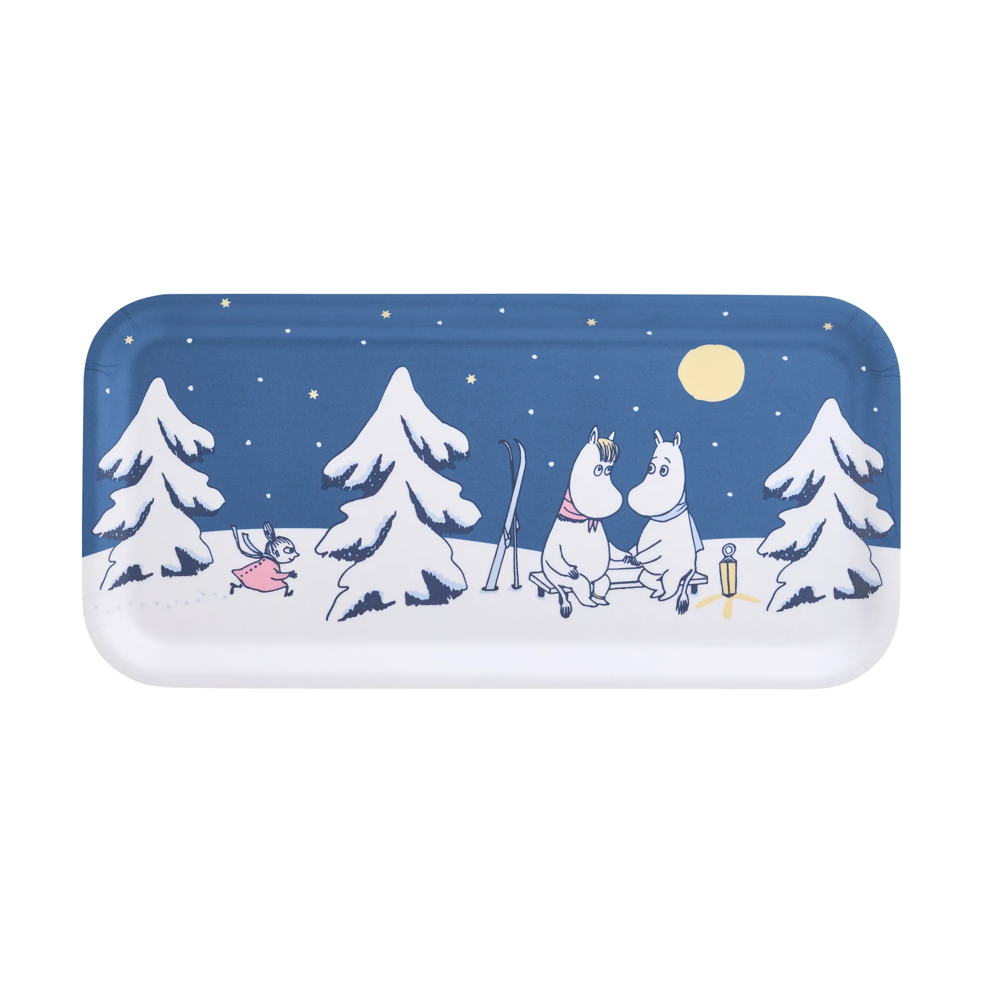 무민 트레이 13x27 cm, Starry night Muurla | 뮬라