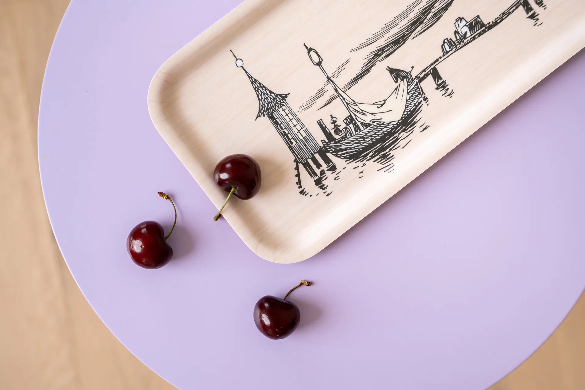 무민 트레이 13x27 cm, The pier Muurla | 뮬라