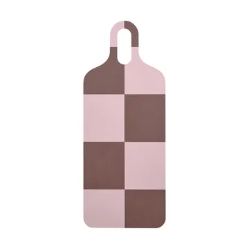 첵스 & 스트라이프 트레이 13x33 cm - Brown-pink-green - Muurla | 뮬라