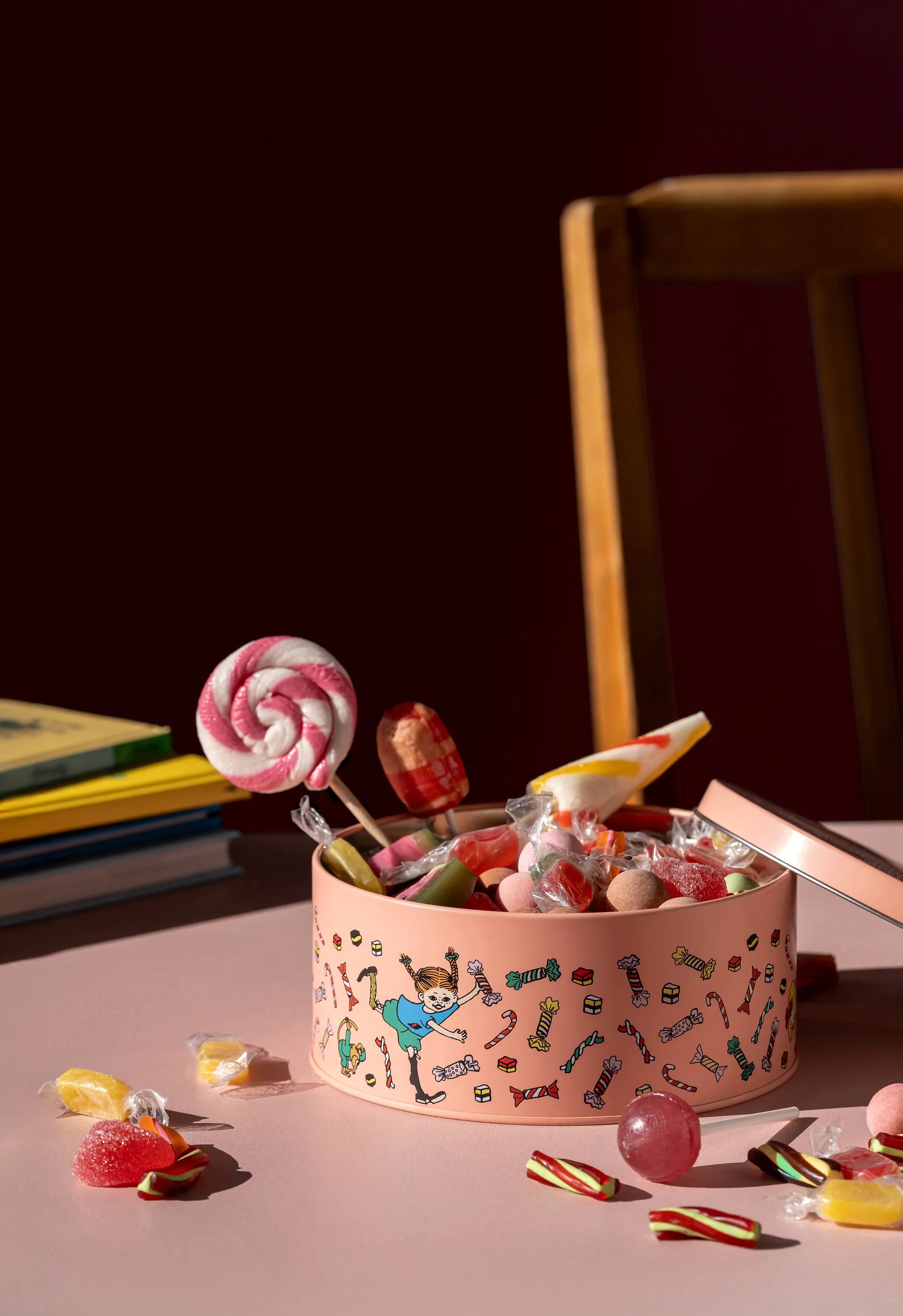 피피 뚜껑 있는 수납 자 Ø15 cm, Candy Muurla | 뮬라