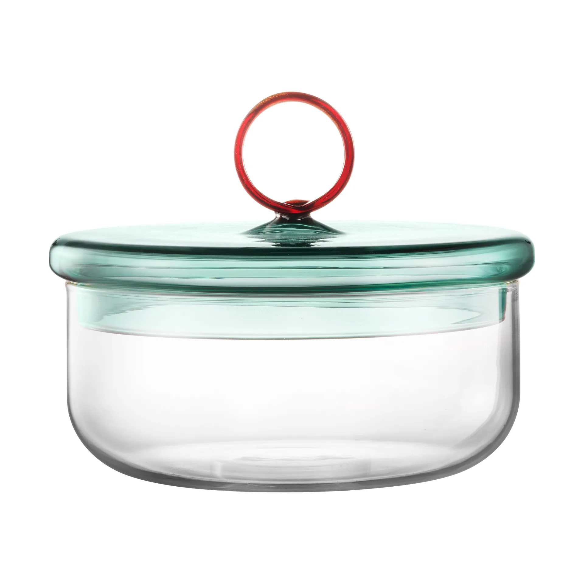 루프 로우 보울 뚜껑 포함 Ø15 cm, Klar-teal-amber Muurla | 뮬라