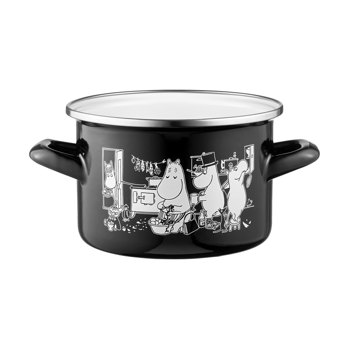 무민 에나멜 냄비 높은 뚜껑 1.5L, The Kitchen Muurla | 뮬라