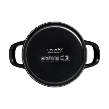 무민 에나멜 냄비 높은 뚜껑 1.5L - The Kitchen - Muurla | 뮬라