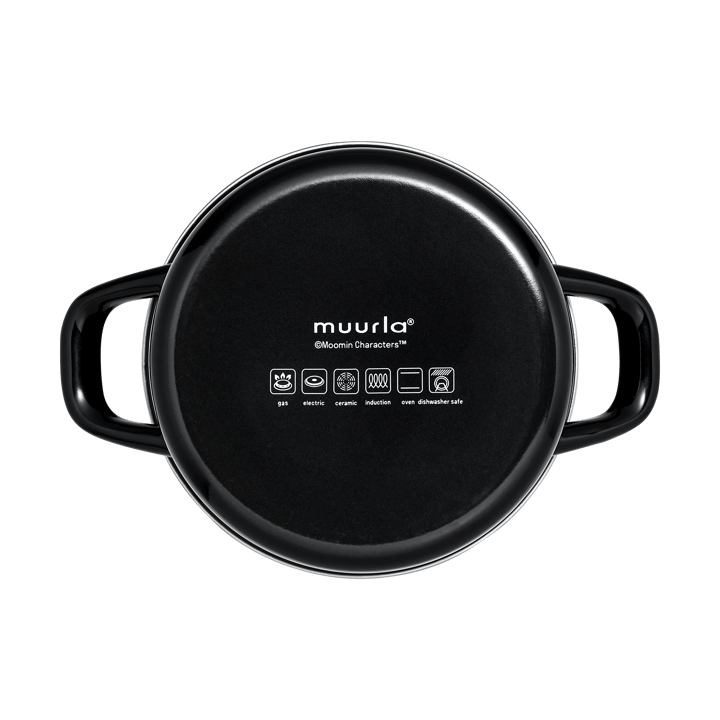 무민 에나멜 냄비 높은 뚜껑 1.5L, The Kitchen Muurla | 뮬라