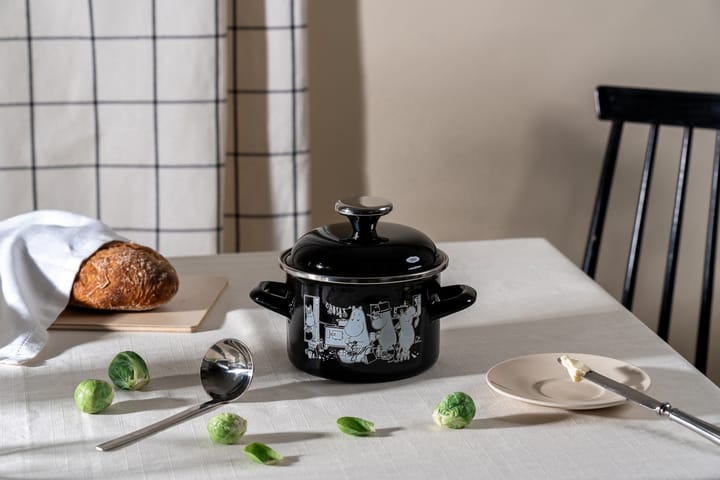 무민 에나멜 냄비 높은 뚜껑 1.5L, The Kitchen Muurla | 뮬라