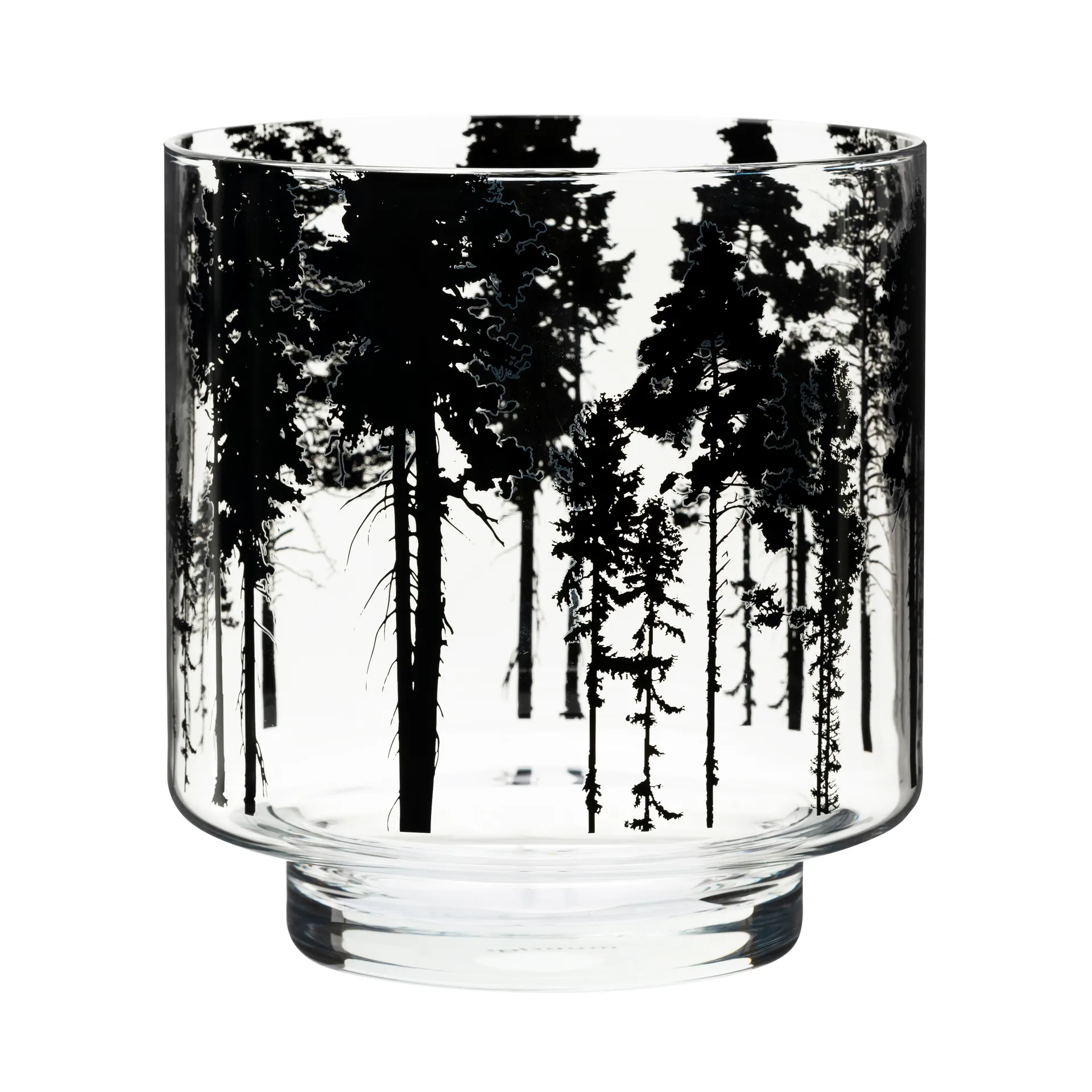 노르딕 더 포레스트 랜턴/화병 17 cm, clear-black Muurla | 뮬라