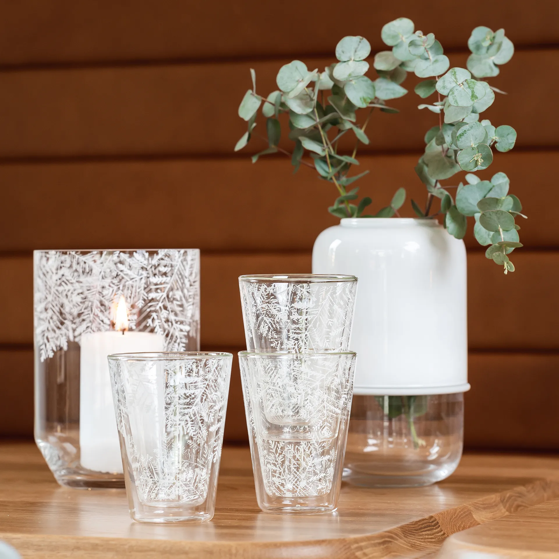 캡슐 조절 가능 화병 18-28 cm, white-clear Muurla | 뮬라