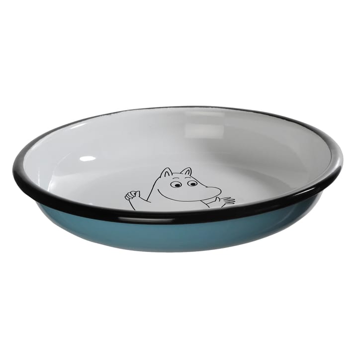 무민 레트로 에나멜 접시 18 cm, moomin Muurla | 뮬라