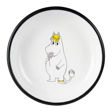 무민 레트로 에나멜 접시 18 cm - Snorkmaiden - Muurla | 뮬라