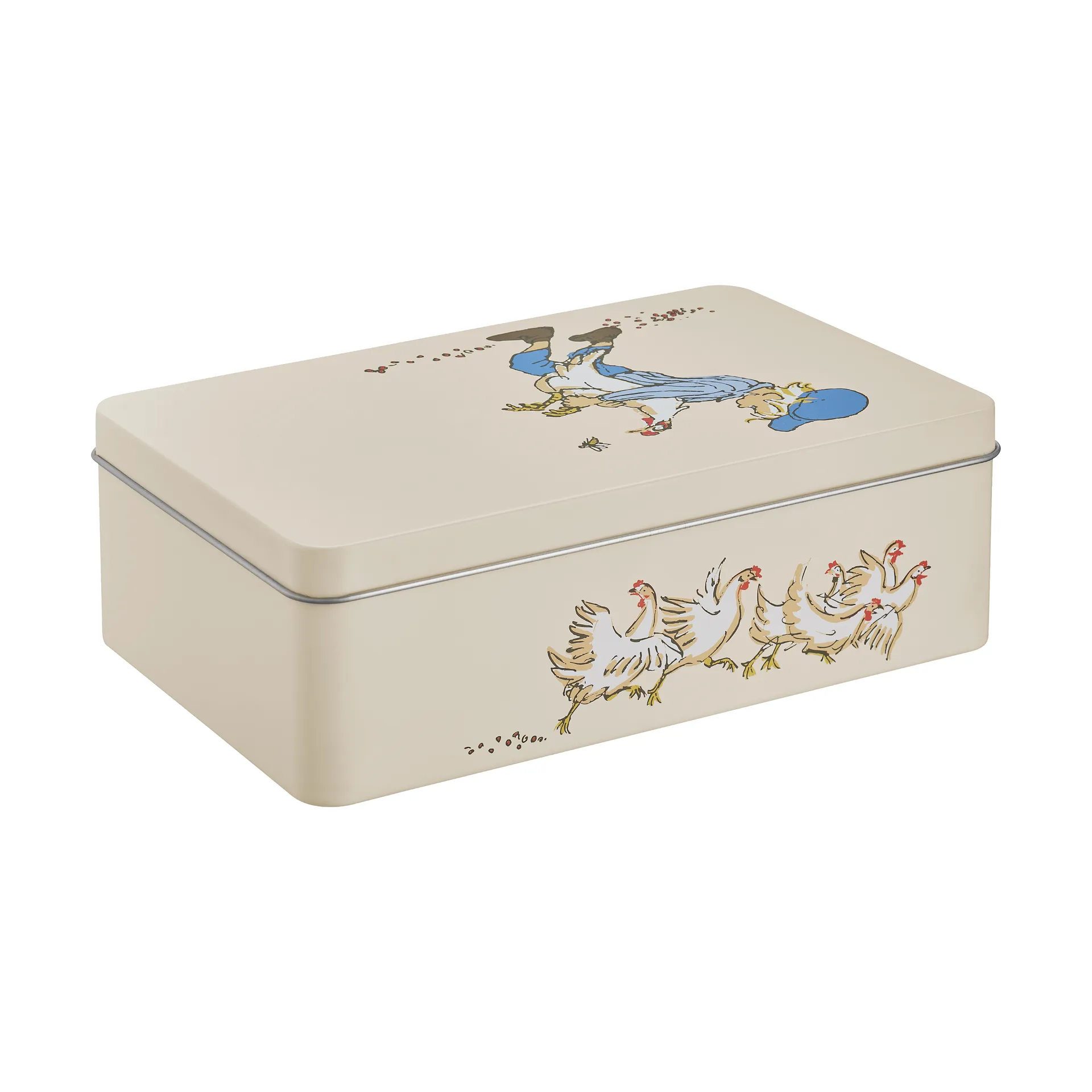 에밀 틴 캐니스터 18x12x6 cm, Cluck Cluck Muurla | 뮬라