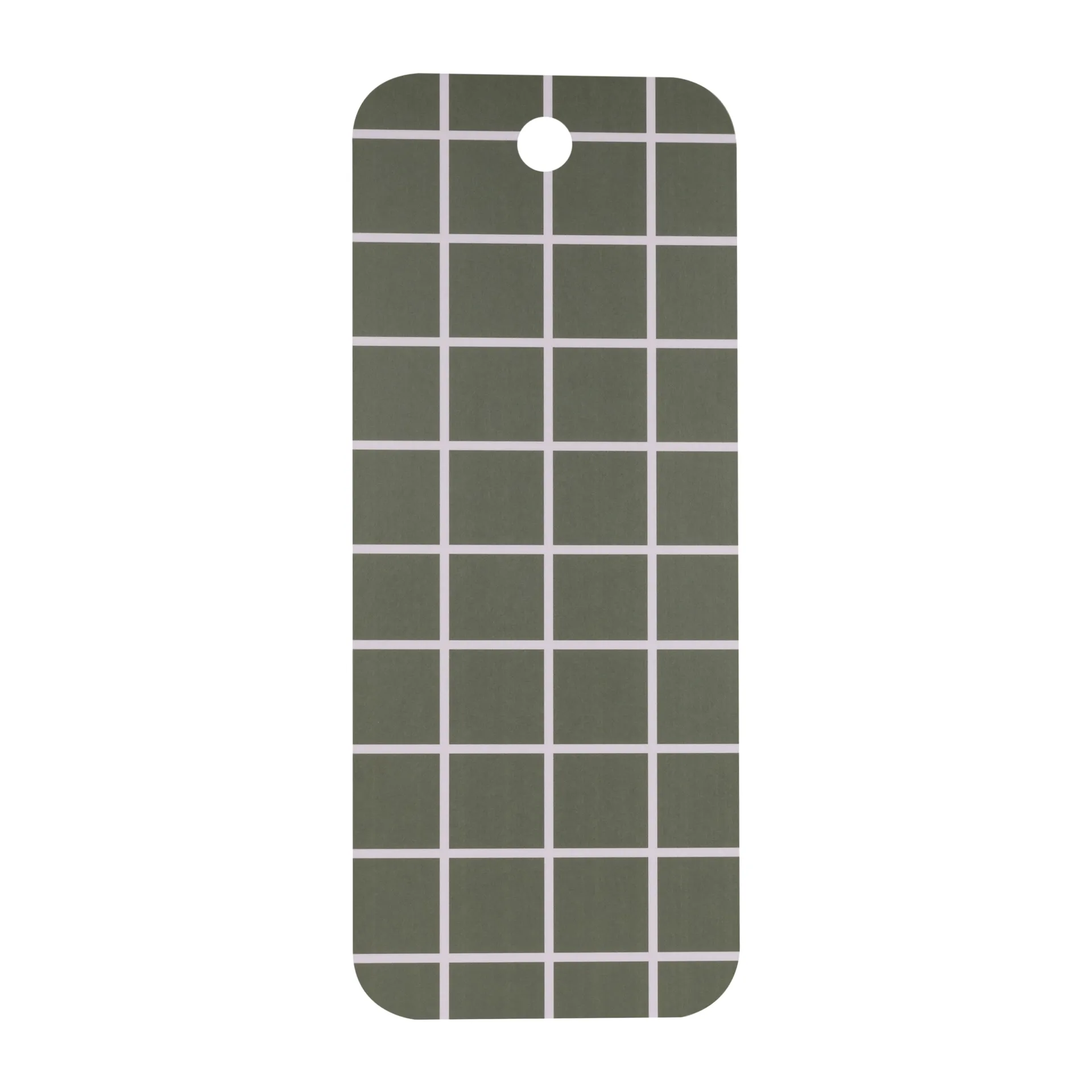 첵스 & 스트라이프 트레이 18x44 cm, Green-beige Muurla | 뮬라