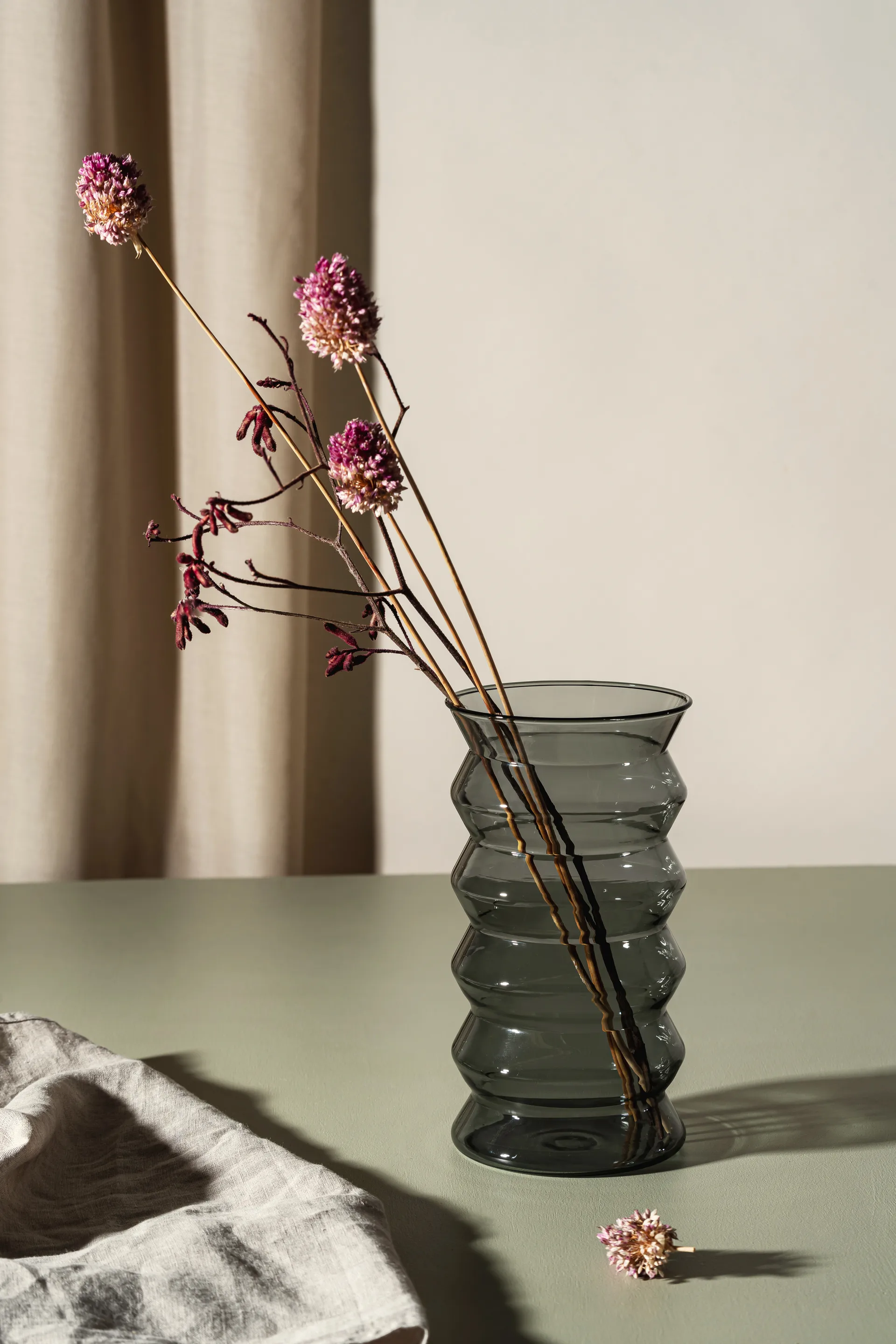 웨이브스 화병 20 cm, Grey Muurla | 뮬라