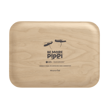 삐삐 트레이 20x27 cm - Be More Pippi - Muurla | 뮬라