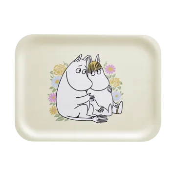 무민 트레이 20x27 cm - Flowers - Muurla | 뮬라