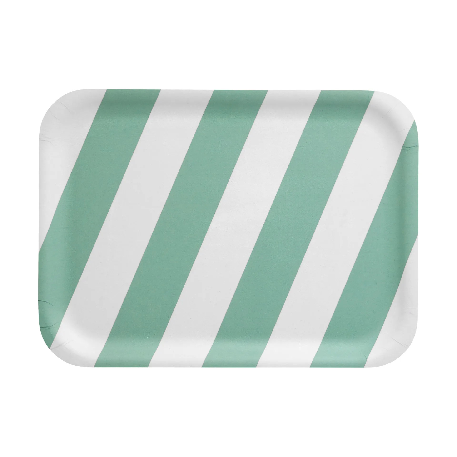 체크 & 스트라이프 트레이 20x27 cm, Mint Muurla | 뮬라