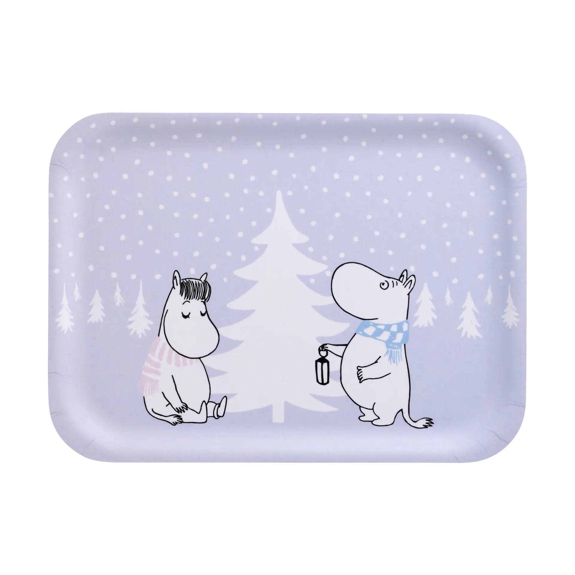 무민 트레이 20x27 cm, Snowfall Muurla | 뮬라