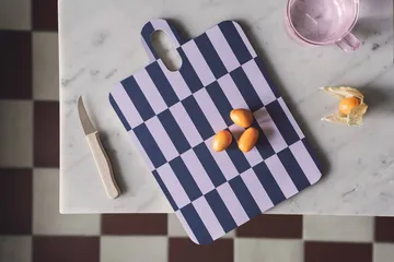 첵스 & 스트라이프 트레이 21x31 cm - Lilac-blue-green - Muurla | 뮬라