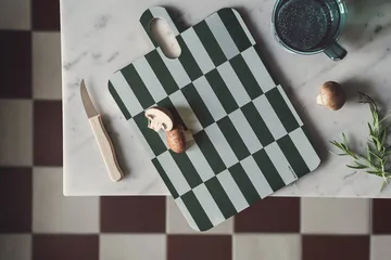 첵스 & 스트라이프 트레이 21x31 cm - Lilac-blue-green - Muurla | 뮬라