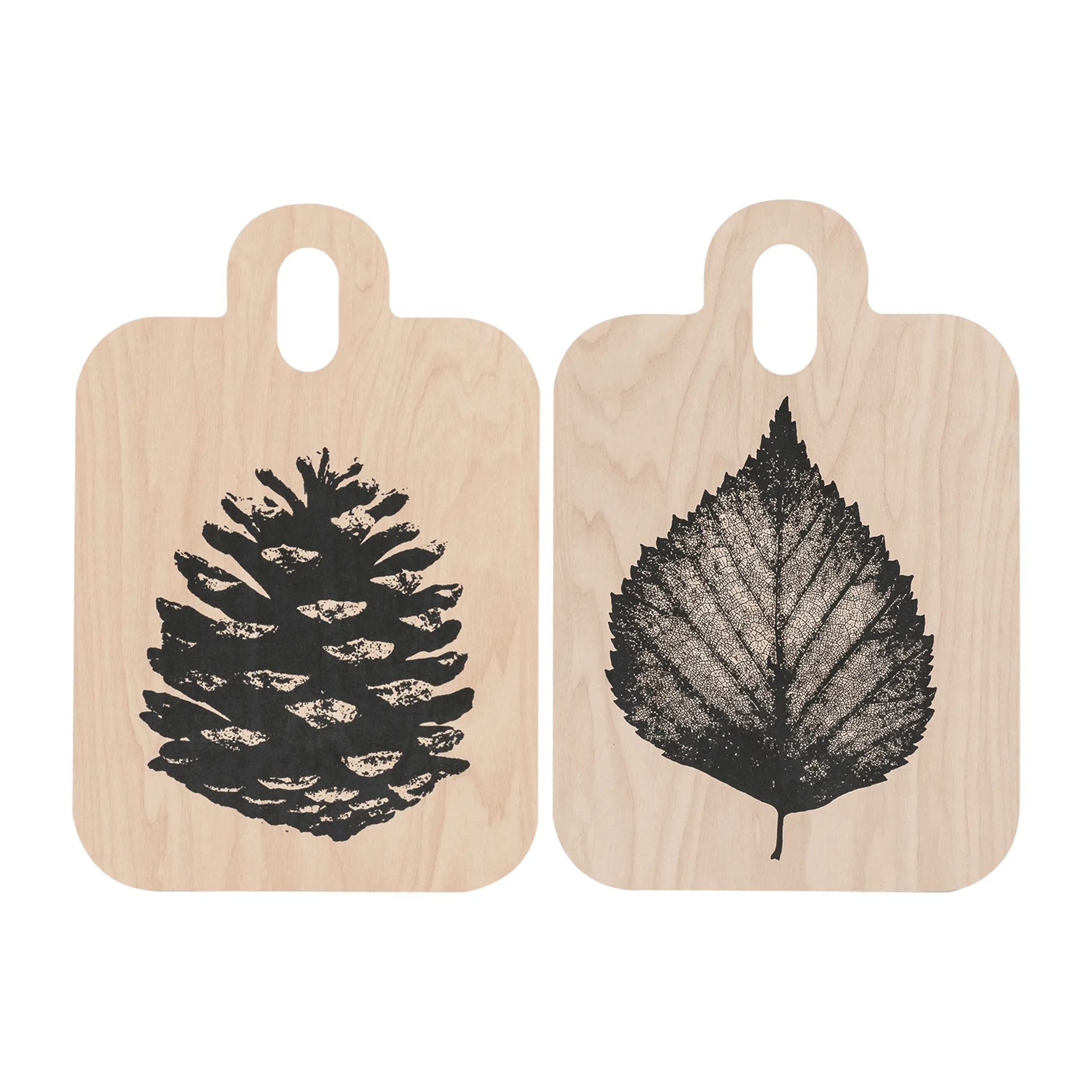 노르딕 찹 & 서브 트레이 21x31 cm, The Pine Cone-The Birch Leaf Muurla | 뮬라
