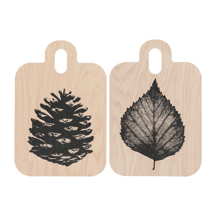 노르딕 찹 & 서브 트레이 21x31 cm, The Pine Cone-The Birch Leaf Muurla | 뮬라