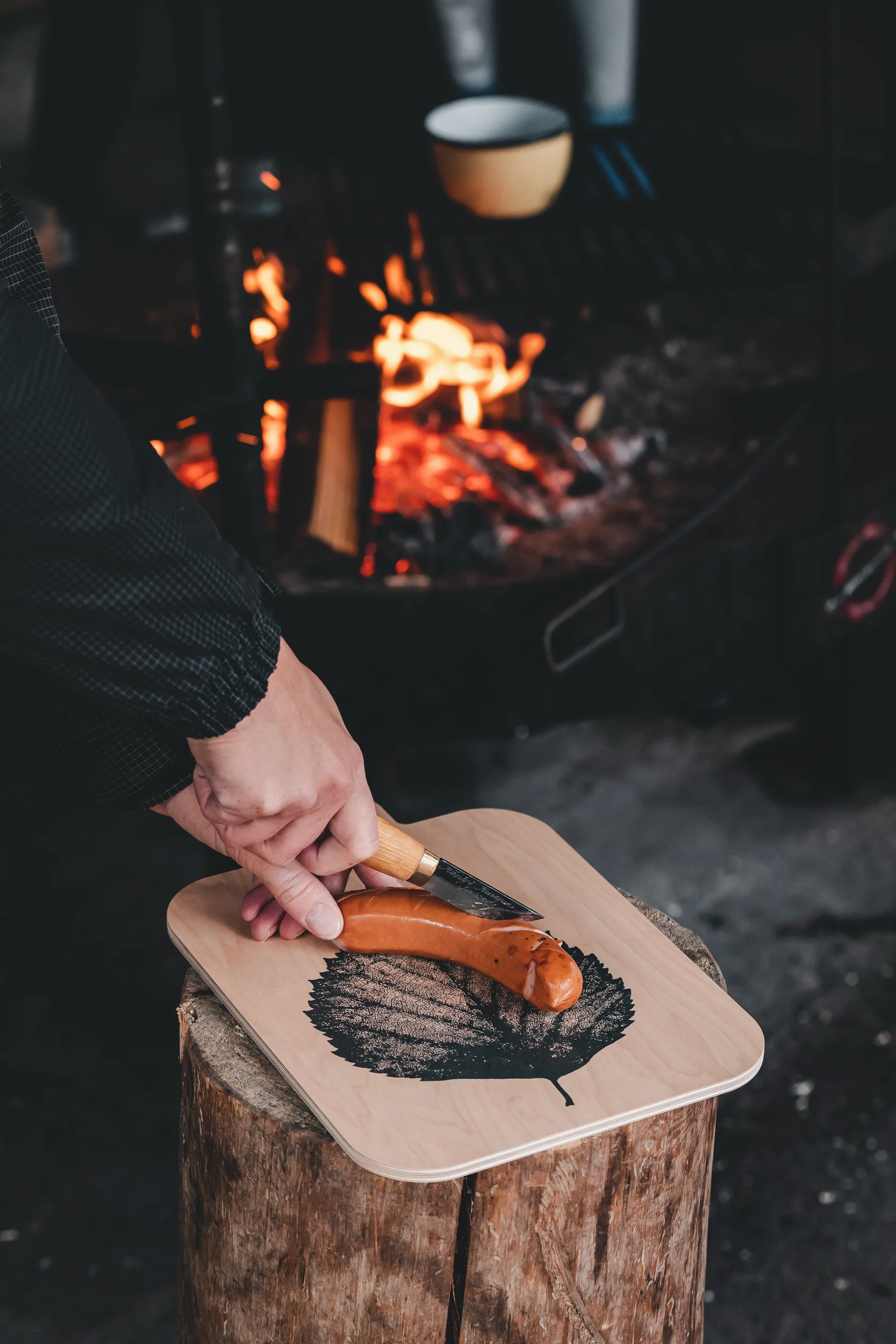 노르딕 찹 & 서브 트레이 21x31 cm, The Pine Cone-The Birch Leaf Muurla | 뮬라