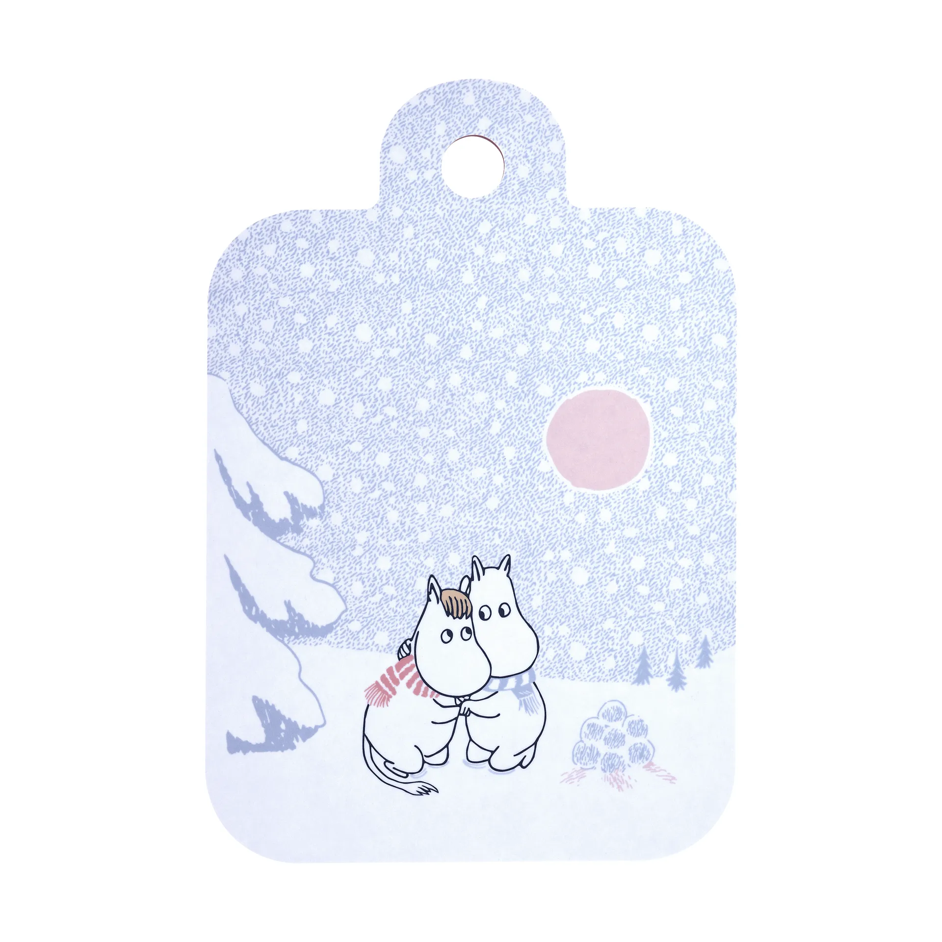 무민 커팅 보드 21x31cm, Let it snow Muurla | 뮬라