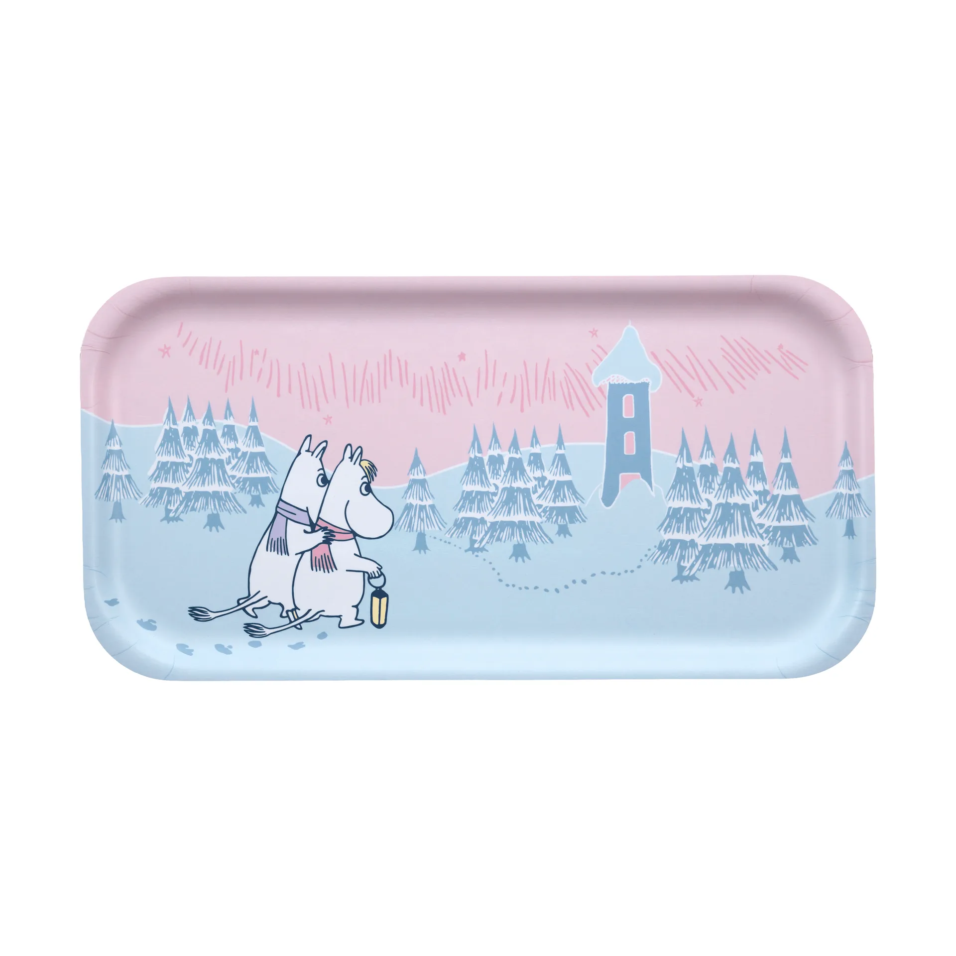 무민 트레이 22x43 cm, Frosty Day Muurla | 뮬라