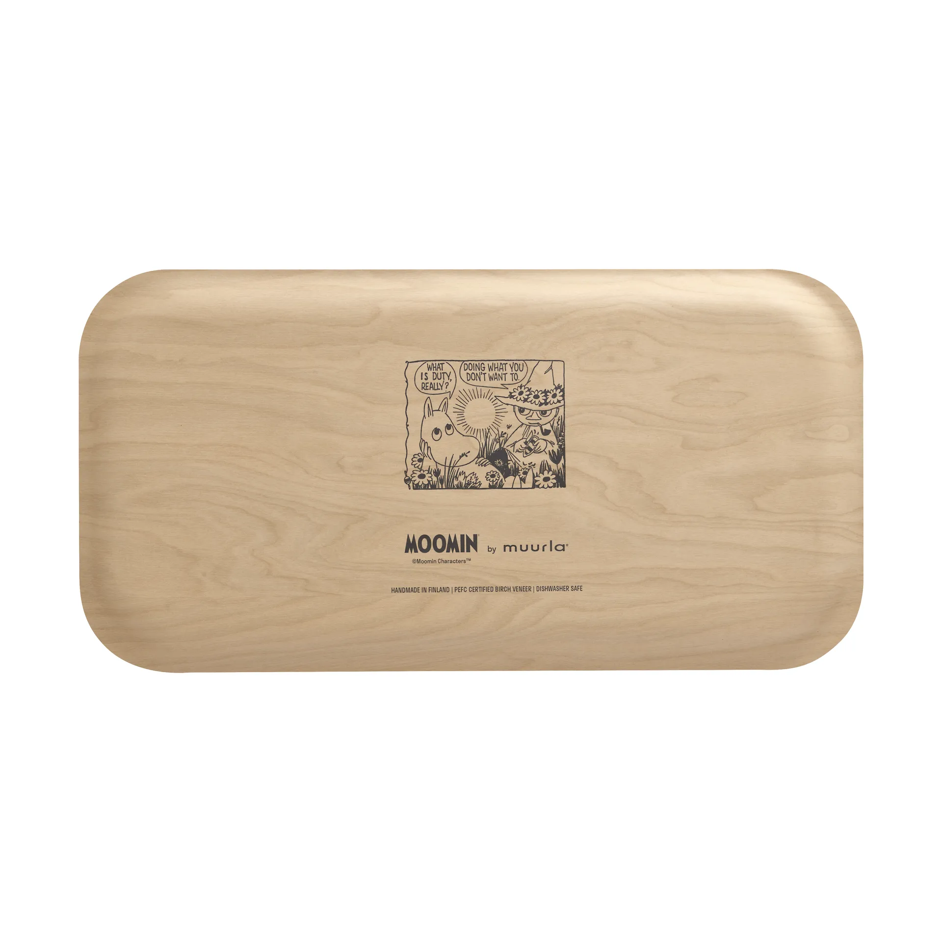 무민 트레이 22x43 cm, In the garden Muurla | 뮬라