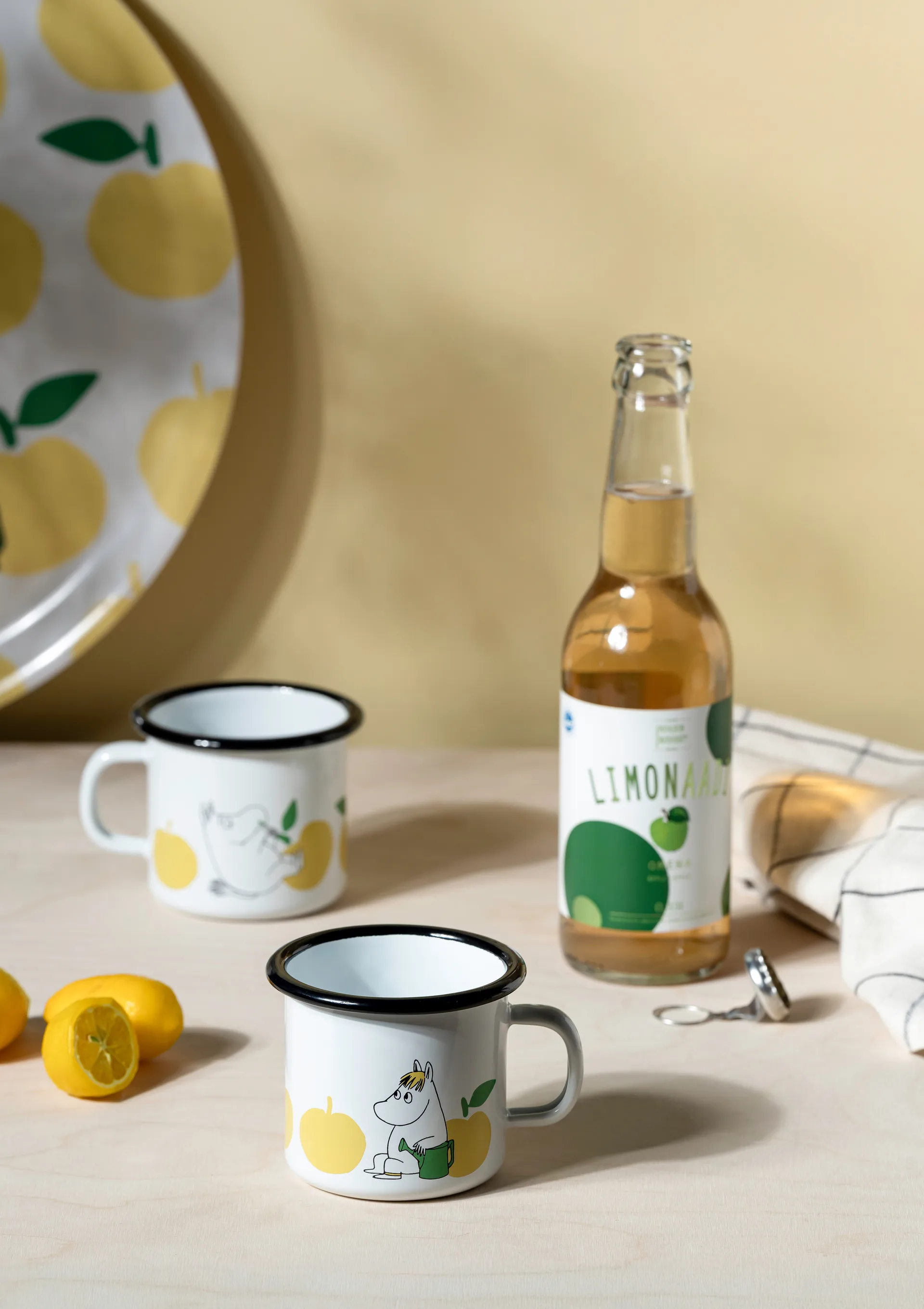 무민 에나멜 머그 25 cl, Joyfull Apples Muurla | 뮬라