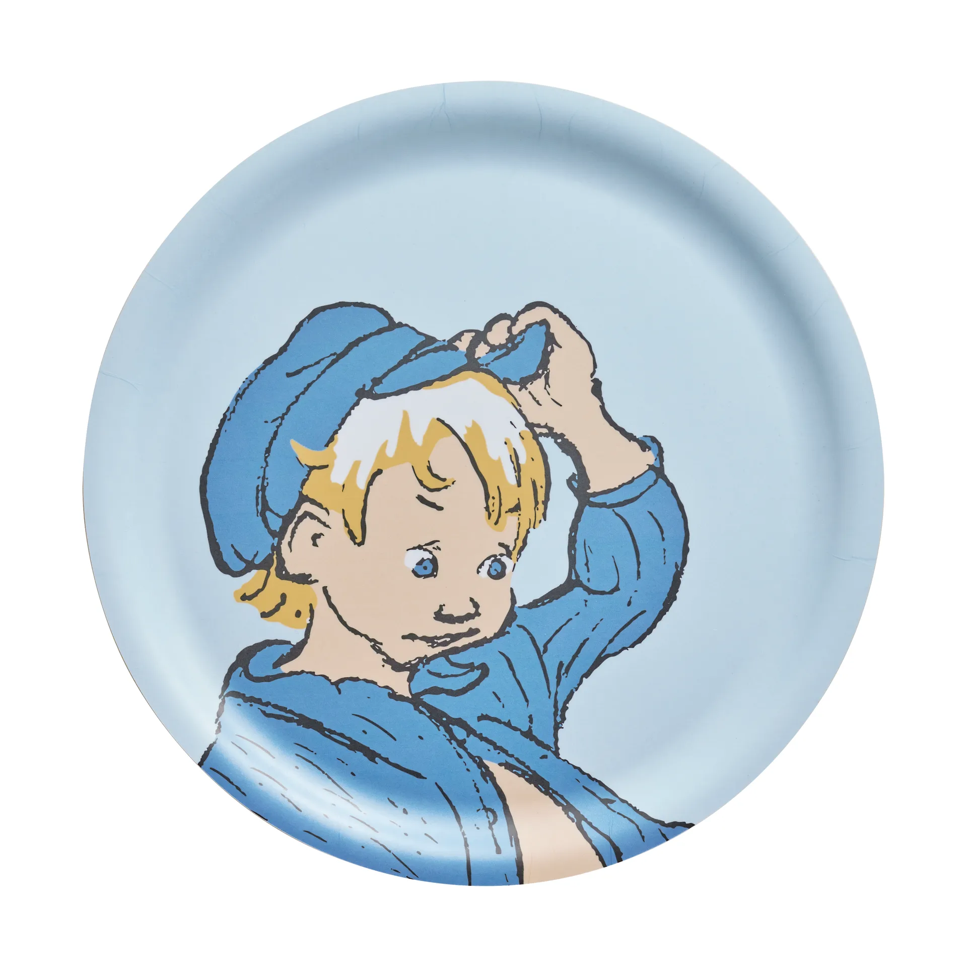 에밀 트레이 Ø25 cm, Blue Muurla | 뮬라