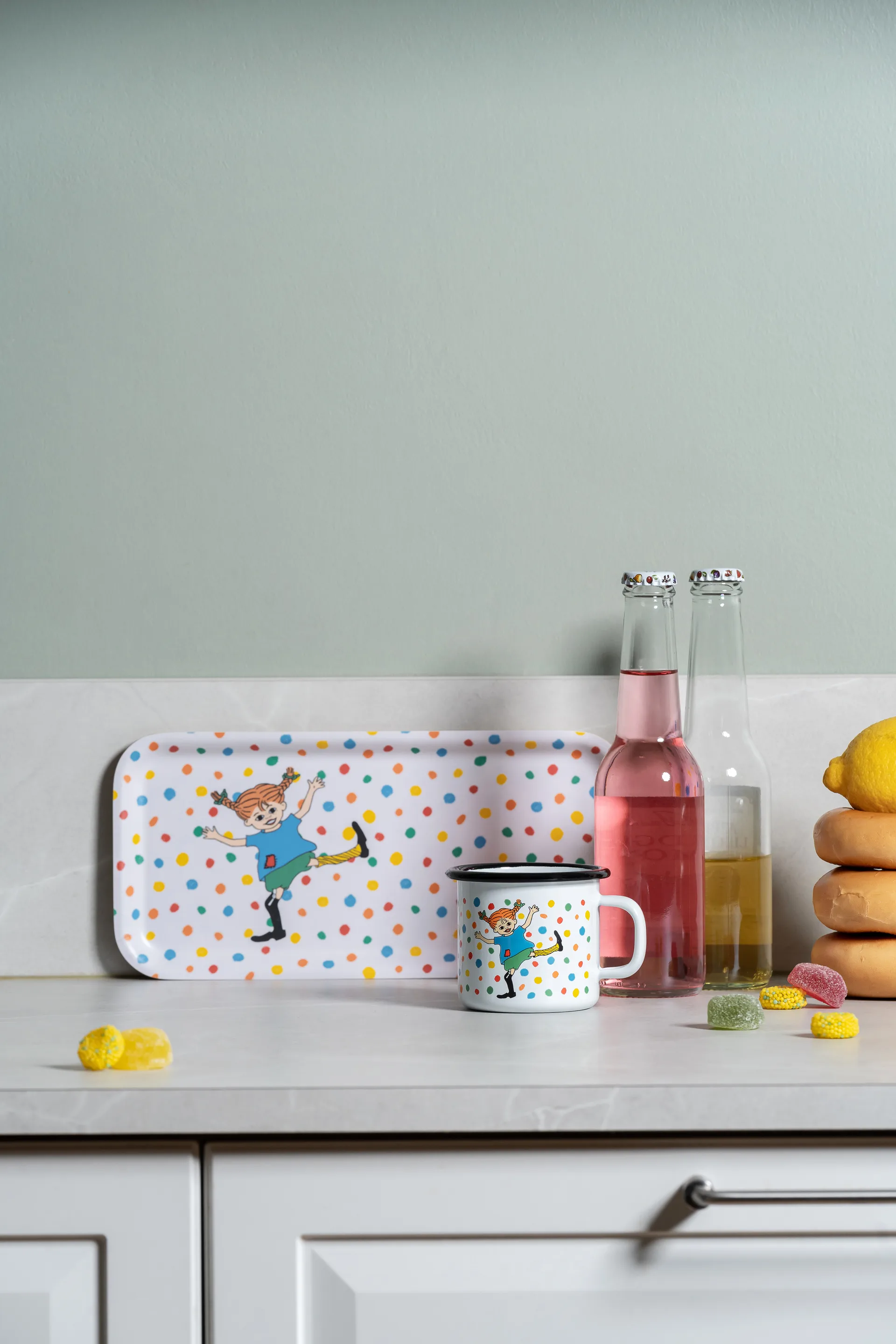 삐삐 에나멜 머그 2.5 dl, Jump for Joy Muurla | 뮬라