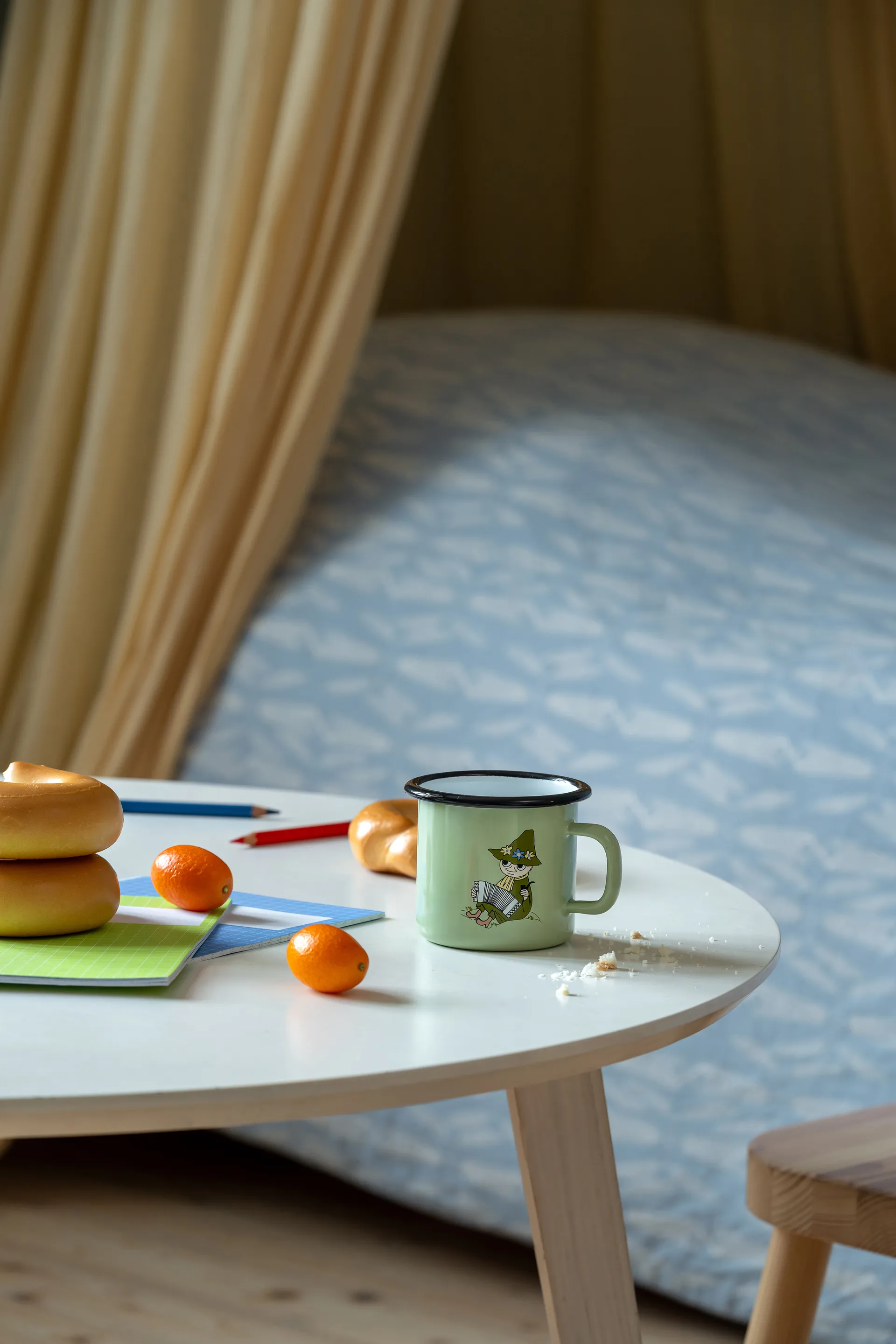 무민 에나멜 머그 2.5 dl, Snufkin Muurla | 뮬라