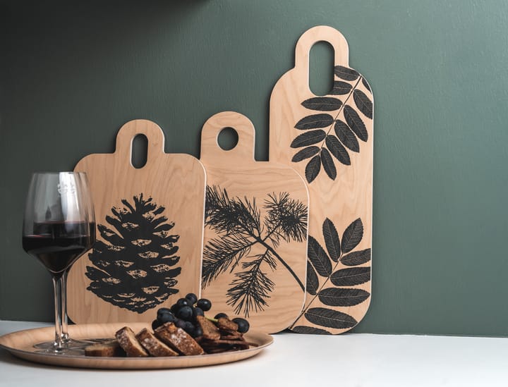 포레스트 도마 25x32 cm, Natural-black Muurla | 뮬라