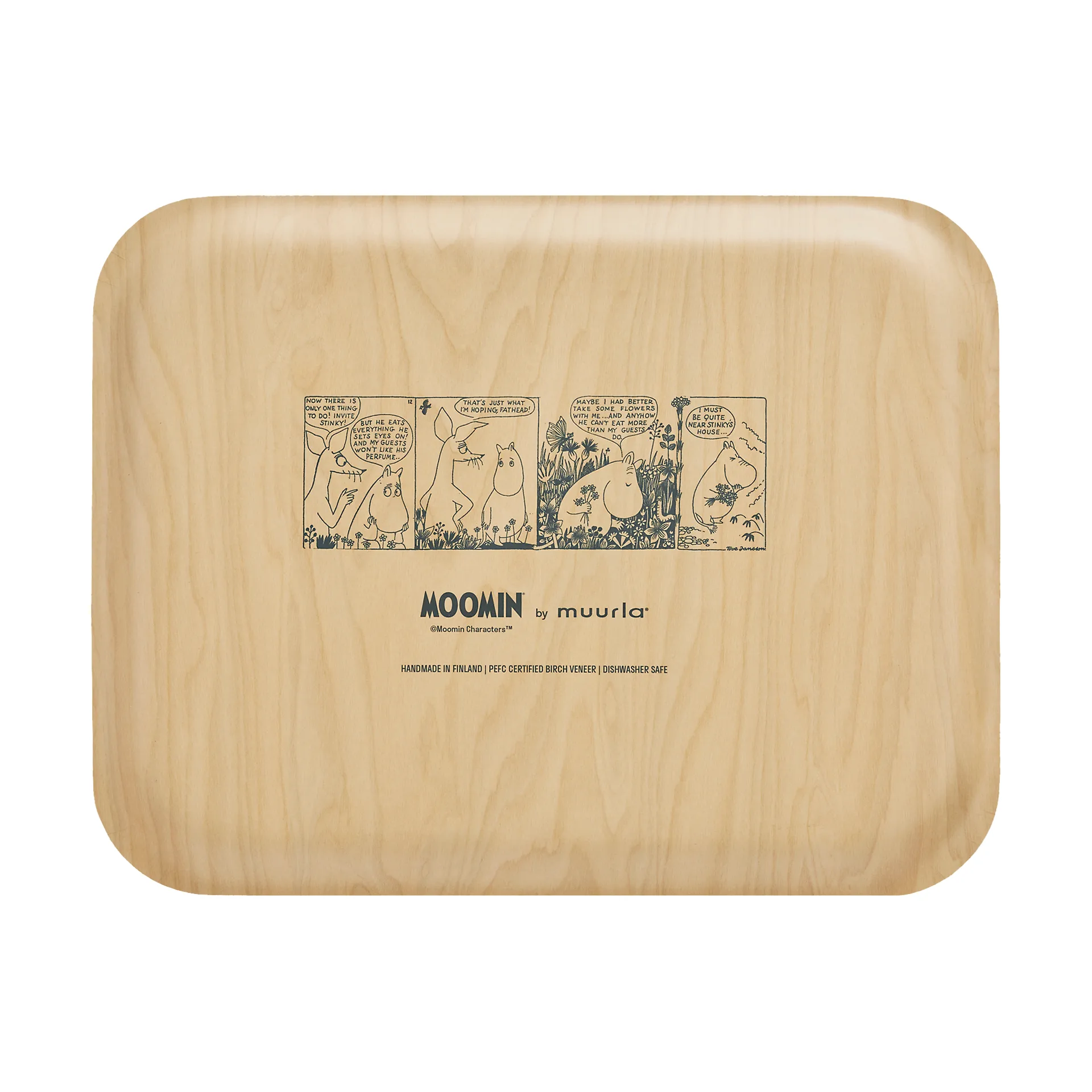 무민 트레이 28x36 cm, Flower field Muurla | 뮬라