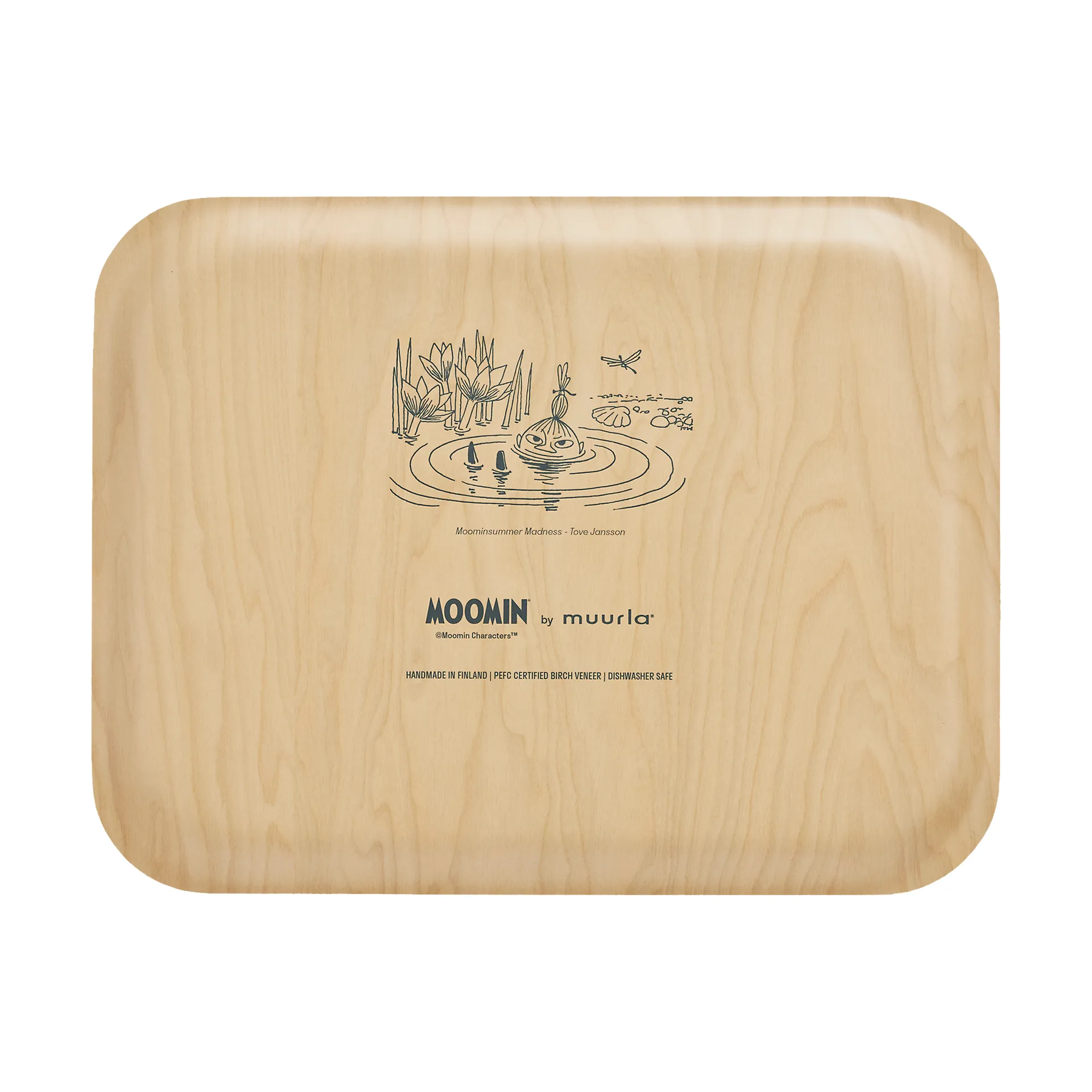 무민 트레이 28x36 cm, The pond Muurla | 뮬라