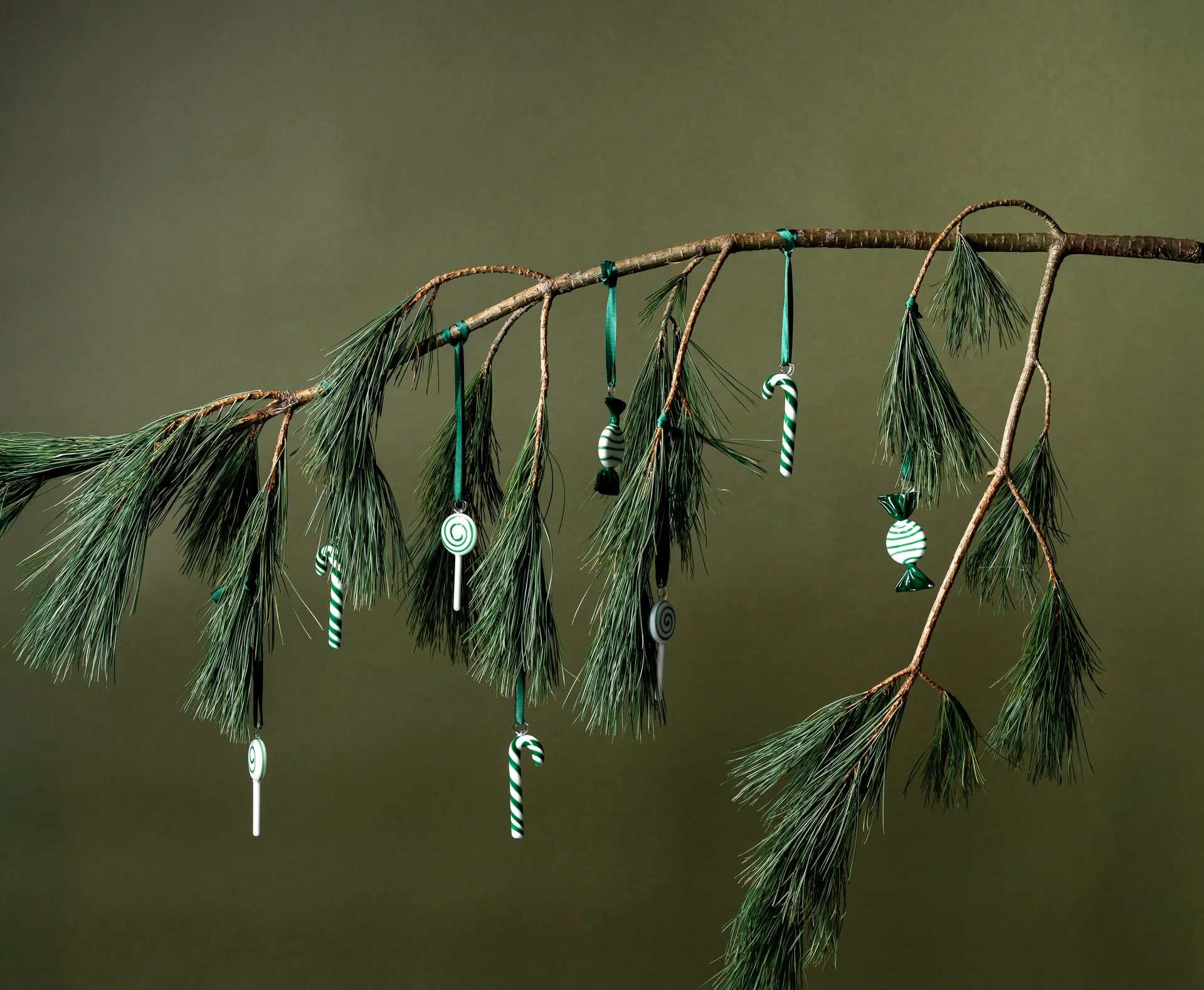 스위츠 크리스마스 데코레이션 3개 세트, Green Muurla | 뮬라