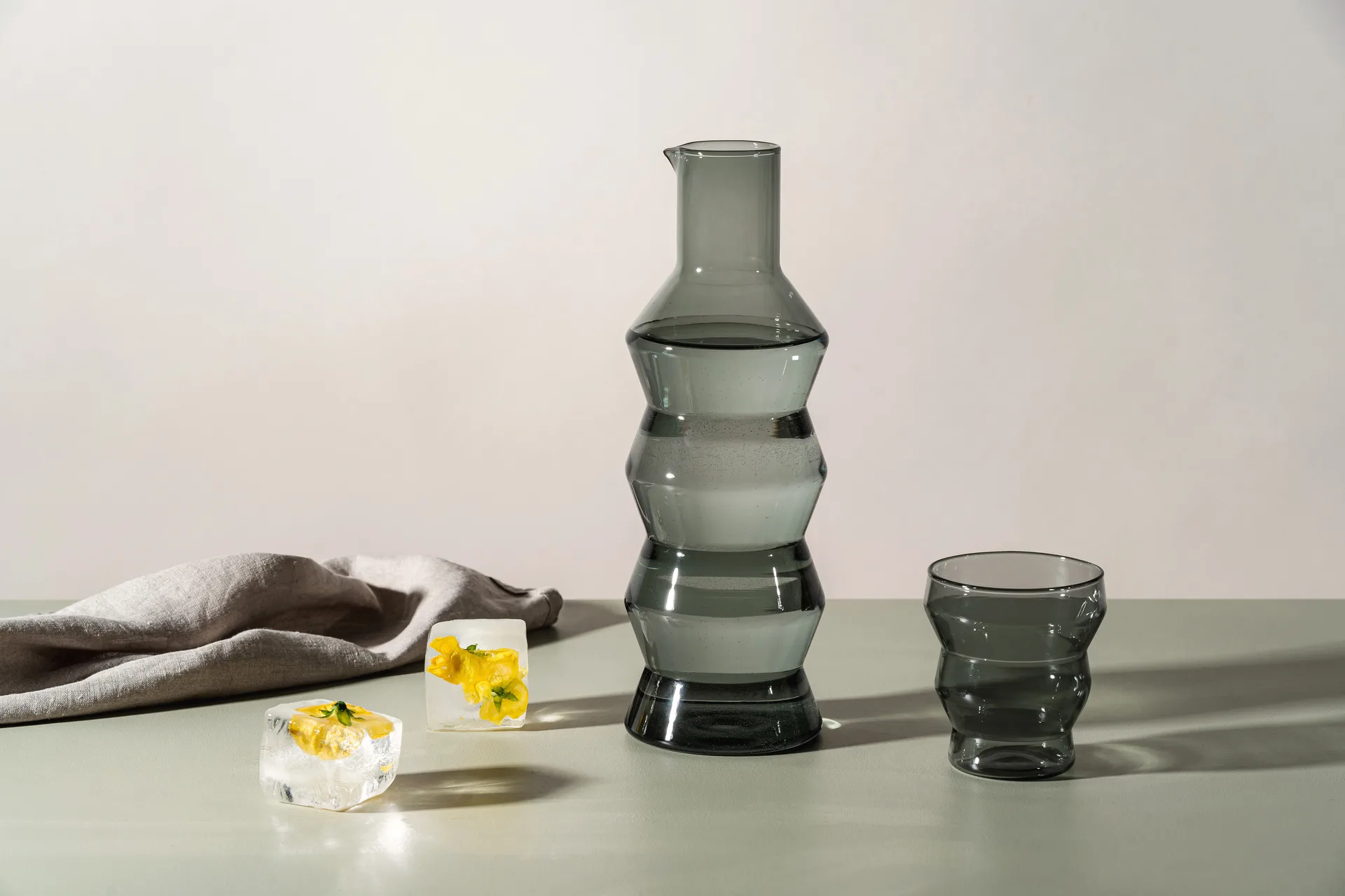 웨이브스 드링킹 글라스 30 cl, Grey Muurla | 뮬라