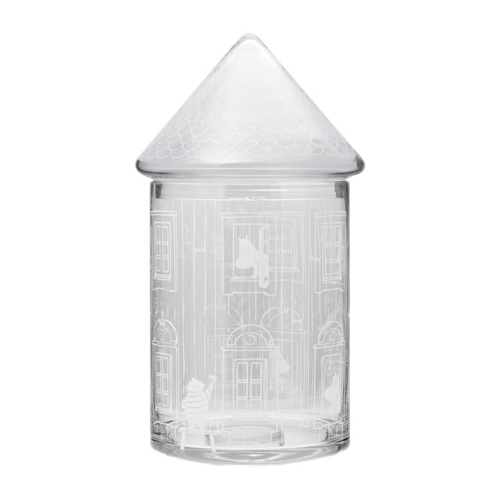 무민 하우스 글라스 병과 덮개 30.5 cm - Clear - Muurla | 뮬라