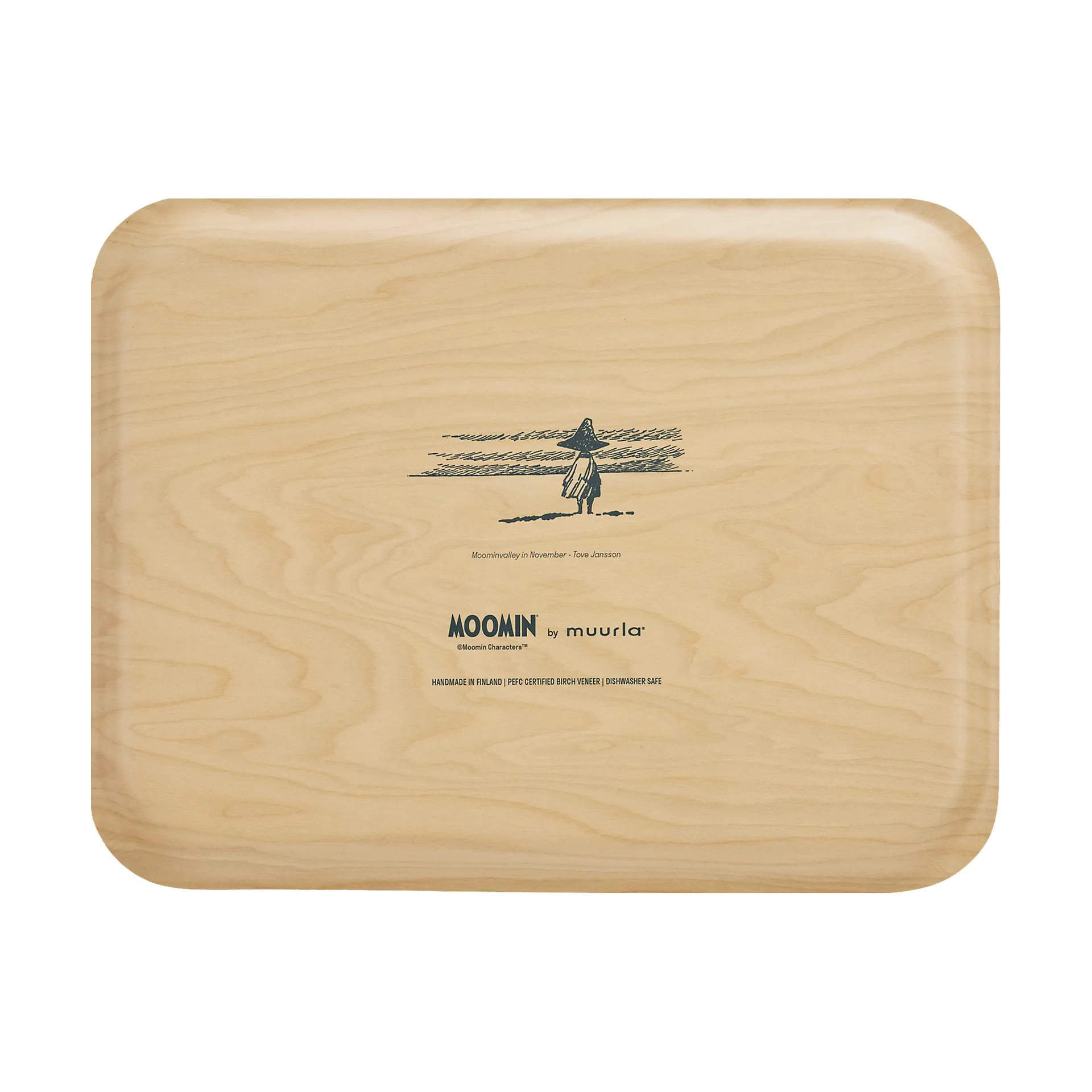 무민 트레이 32x42 cm, Finnish Moominvalley map Muurla | 뮬라