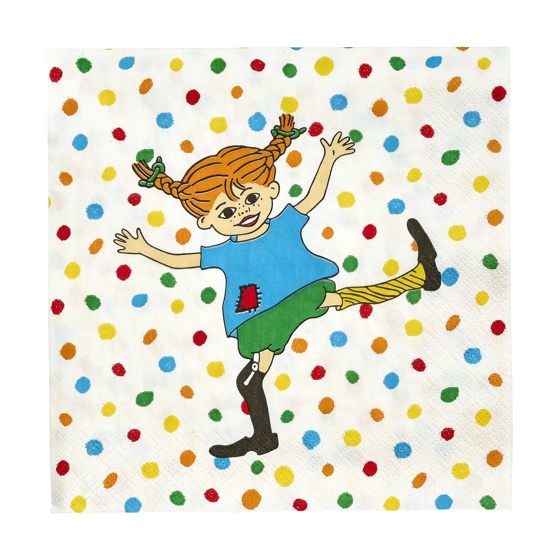 삐삐 냅킨 33x33 cm 20개 세트, Jumping Jack Muurla | 뮬라