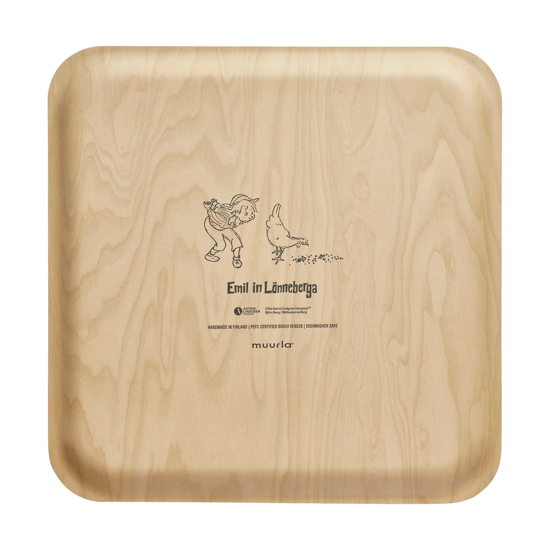 에밀 트레이 33x33 cm, Cluck Cluck Muurla | 뮬라