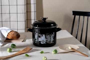 무민 에나멜 냄비 높은 뚜껑 3.5L - The Kitchen - Muurla | 뮬라