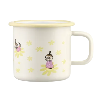 무민 에나멜 머그 37 cl - Flowers - Muurla | 뮬라