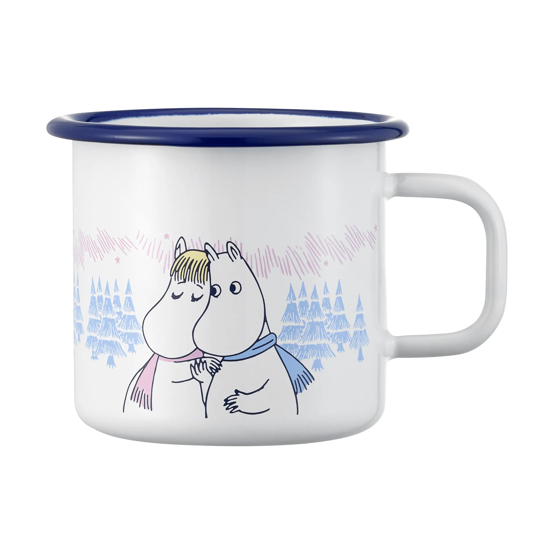 무민 에나멜 머그 37 cl, Frosty Day Muurla | 뮬라