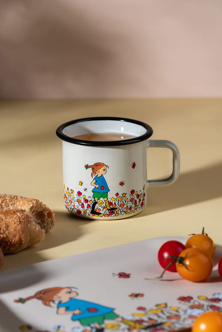 삐삐 롱스타킹 에나멜 머그 3.7 dl, Be More Pippi Muurla | 뮬라